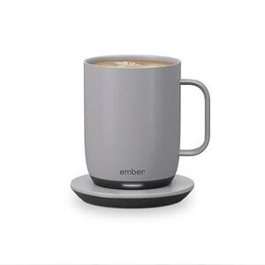 Ember Gray Temperature Control Mug, Rechargeable, 14 oz, App Controlled
